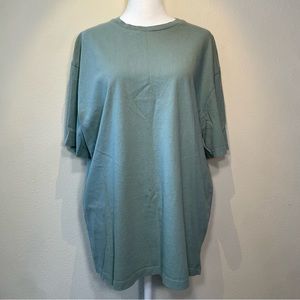 Topman Oversized Boxy Tee T-Shirt S Light Green